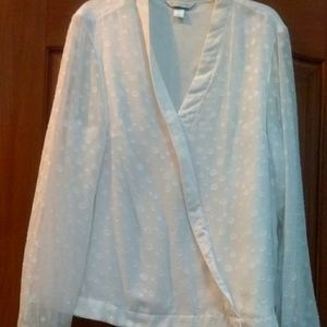 White Blouse w/banded bottomszXL
